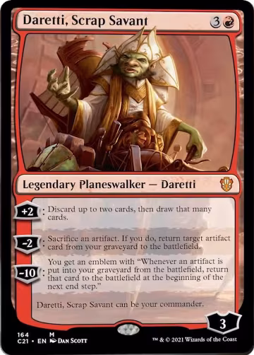 Daretti, Scrap Savant (164), Commander 2021 — Magic card price