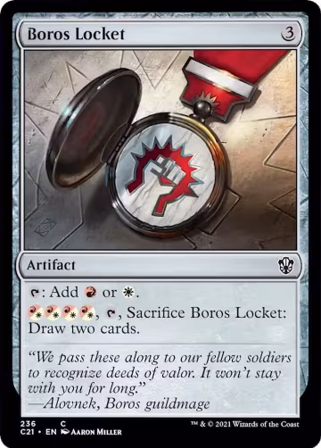 Boros Locket (236), Commander 2021 — Magic card price