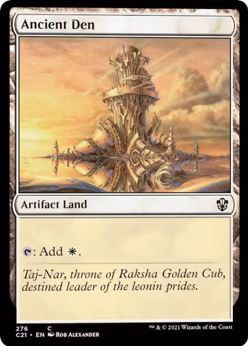 Ancient Den (276), Commander 2021 — Magic card price