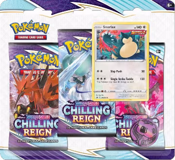 Chilling Reign 3 Pack Blister [Snorlax], Chilling Reign — Pokémon sealed product price