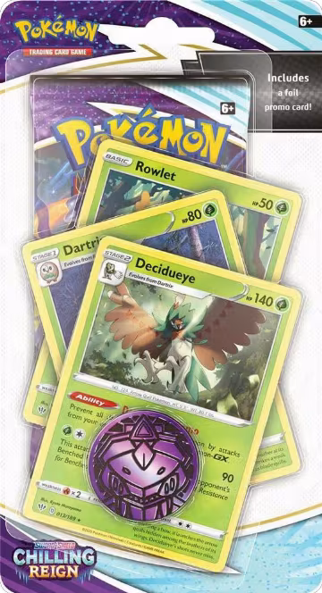 Chilling Reign Premium Checklane Blister [Decidueye], Chilling Reign — Pokémon sealed product price