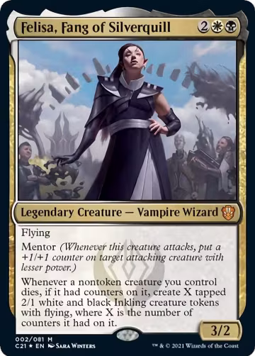 Felisa, Fang of Silverquill (2), Commander 2021 — Magic card price