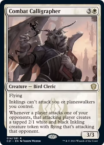 Combat Calligrapher (14), Commander 2021 — Magic card price