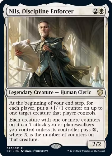 Nils, Discipline Enforcer (20), Commander 2021 — Magic card price