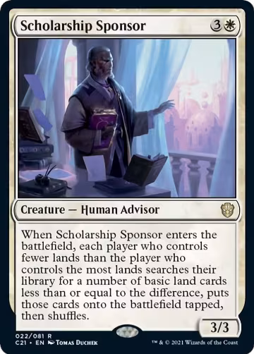 Scholarship Sponsor (22), Commander 2021 — Magic card price