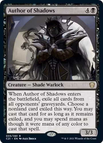 Author of Shadows (35), Commander 2021 — Magic card price