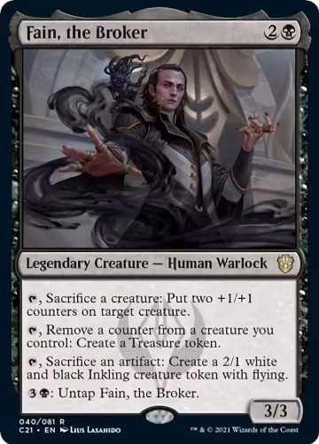 Fain, the Broker (40), Commander 2021 — Magic card price