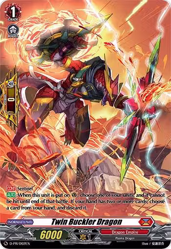 Twin Buckler Dragon (D-PR/002EN), D Promo Cards — Vanguard card price