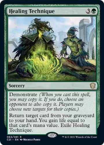 Healing Technique (63), Commander 2021 — Magic card price