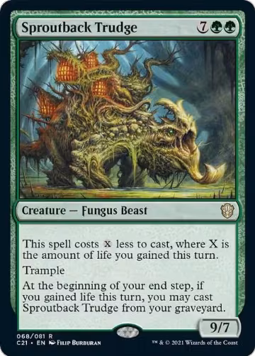 Sproutback Trudge (68), Commander 2021 — Magic card price