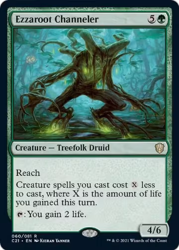 Ezzaroot Channeler (60), Commander 2021 — Magic card price