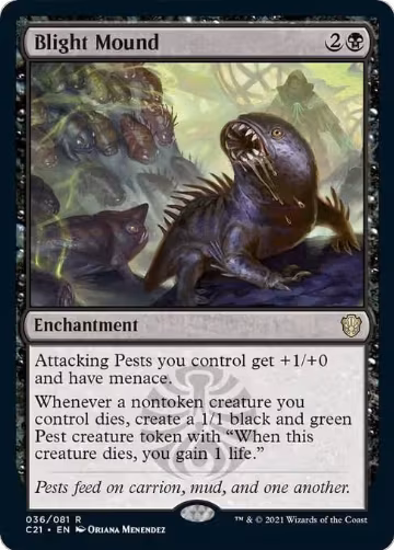 Blight Mound (36), Commander 2021 — Magic card price