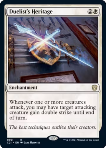 Duelist's Heritage (90), Commander 2021 — Magic card price