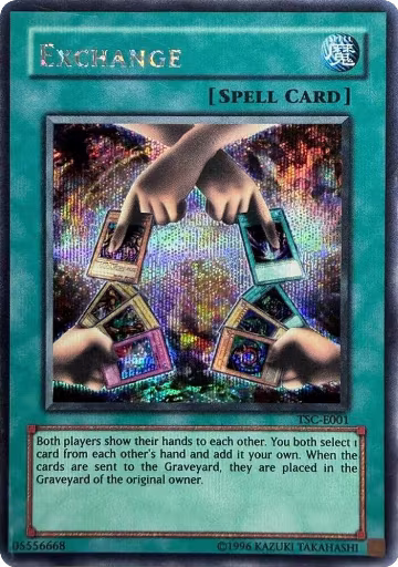 Exchange (TSC-E001), Yu-Gi-Oh! Video Game Promotional Cards — Yu-Gi-Oh! card price