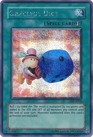Graceful Dice (TSC-E002), Yu-Gi-Oh! Video Game Promotional Cards — Yu-Gi-Oh! card price