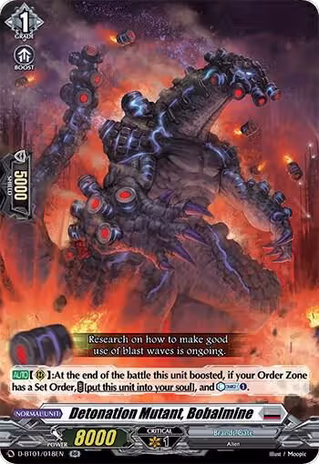 Detonation Mutant, Bobalmine (D-BT01/018EN), D-BT01: Genesis of the Five Greats — Vanguard card price