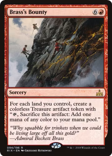 Brass's Bounty (94), Promo Pack: Strixhaven — Magic card price