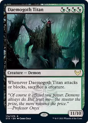 Daemogoth Titan (174), Promo Pack: Strixhaven — Magic card price