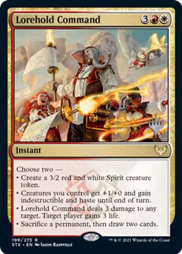 Lorehold Command (199), Promo Pack: Strixhaven — Magic card price