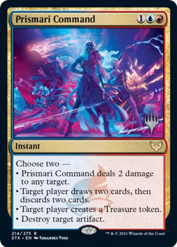 Prismari Command (214), Promo Pack: Strixhaven — Magic card price