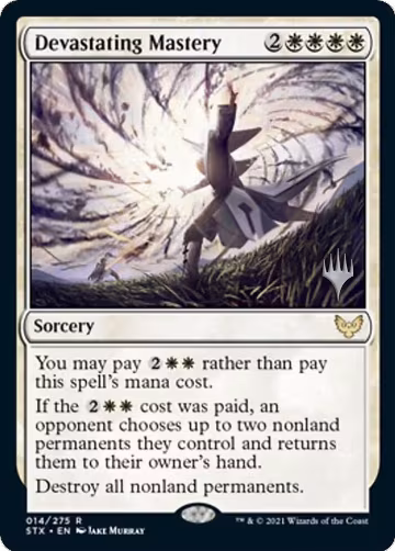 Devastating Mastery (14), Promo Pack: Strixhaven — Magic card price