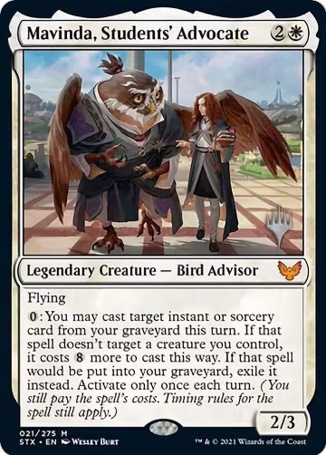 Mavinda, Students' Advocate (21), Promo Pack: Strixhaven — Magic card price