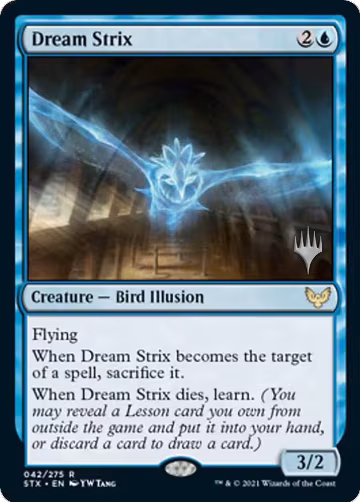 Dream Strix (42), Promo Pack: Strixhaven — Magic card price