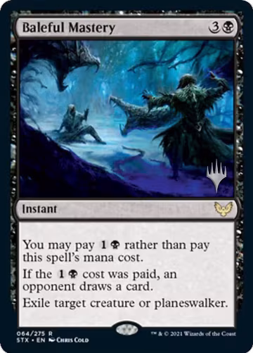 Baleful Mastery (64), Promo Pack: Strixhaven — Magic card price