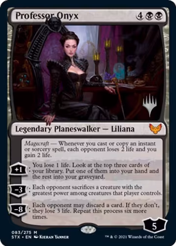 Professor Onyx (83), Promo Pack: Strixhaven — Magic card price