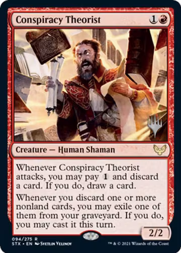 Conspiracy Theorist (94), Promo Pack: Strixhaven — Magic card price