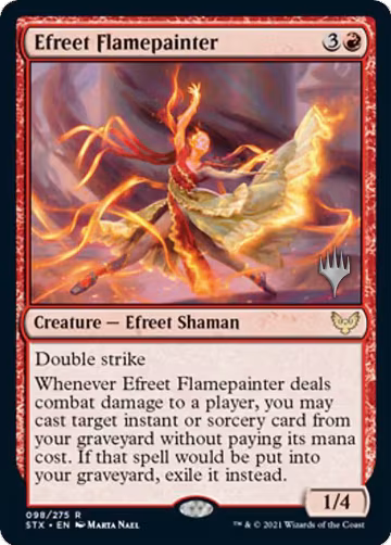 Efreet Flamepainter (98), Promo Pack: Strixhaven — Magic card price