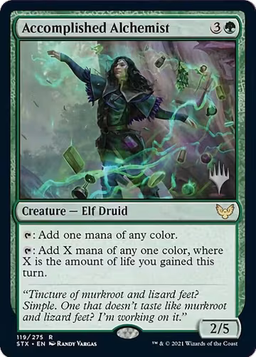 Accomplished Alchemist (119), Promo Pack: Strixhaven — Magic card price
