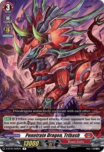 Penetrate Dragon, Tribash (D-BT01/026EN), D-BT01: Genesis of the Five Greats — Vanguard card price