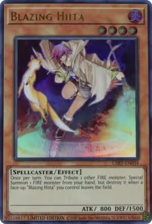 Blazing Hiita (LART-EN034), The Lost Art Promotion — Yu-Gi-Oh! card price