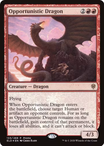 Opportunistic Dragon (133), Media Promos — Magic card price