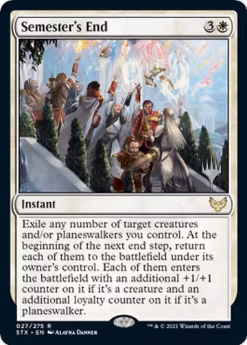 Semester's End (27), Promo Pack: Strixhaven — Magic card price