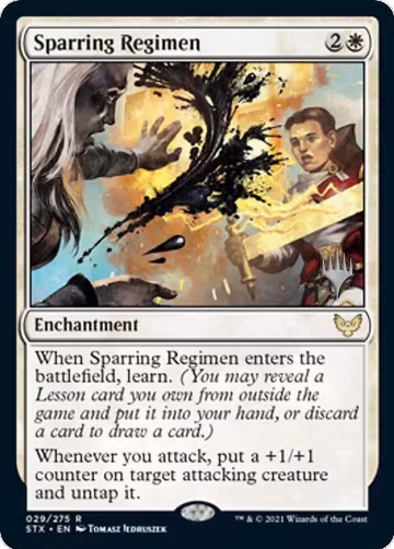 Sparring Regimen (29), Promo Pack: Strixhaven — Magic card price