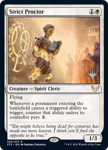 Strict Proctor (33), Promo Pack: Strixhaven — Magic card price
