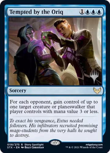 Tempted by the Oriq (58), Promo Pack: Strixhaven — Magic card price