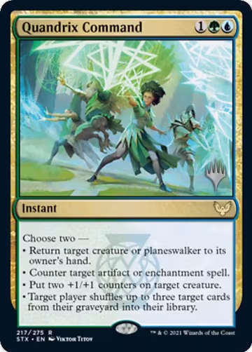 Quandrix Command (217), Promo Pack: Strixhaven — Magic card price
