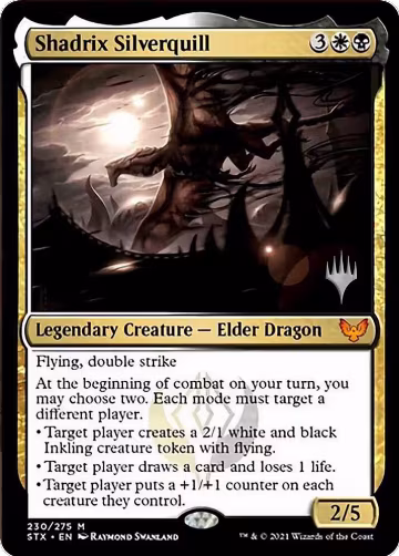 Shadrix Silverquill (230), Promo Pack: Strixhaven — Magic card price