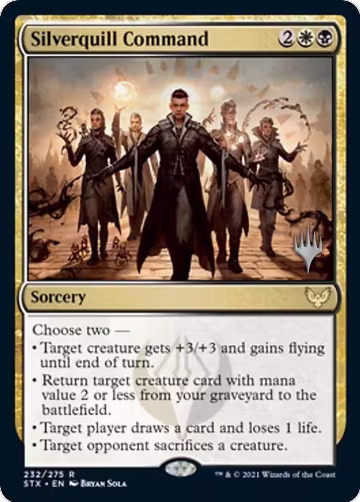 Silverquill Command (232), Promo Pack: Strixhaven — Magic card price