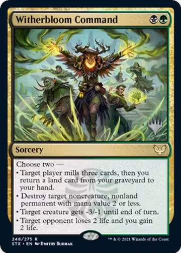 Witherbloom Command (248), Promo Pack: Strixhaven — Magic card price