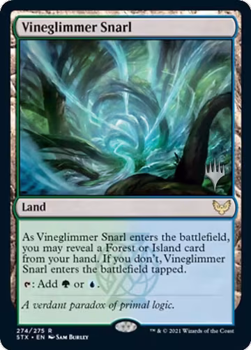 Vineglimmer Snarl (274), Promo Pack: Strixhaven — Magic card price
