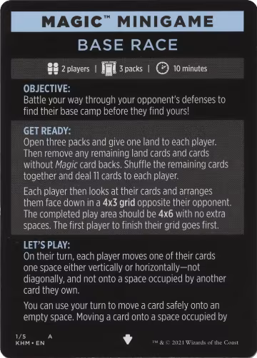 Magic Minigame: Base Race (1), Kaldheim — Magic card price