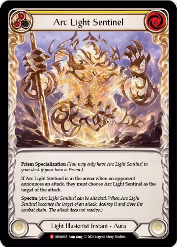 Arc Light Sentinel (MON005), Monarch — Flesh & Blood card price