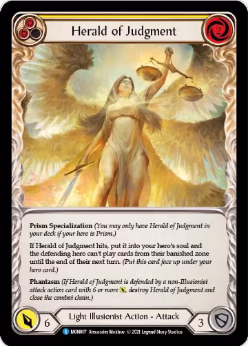 Herald of Judgment (MON007), Monarch — Flesh & Blood card price