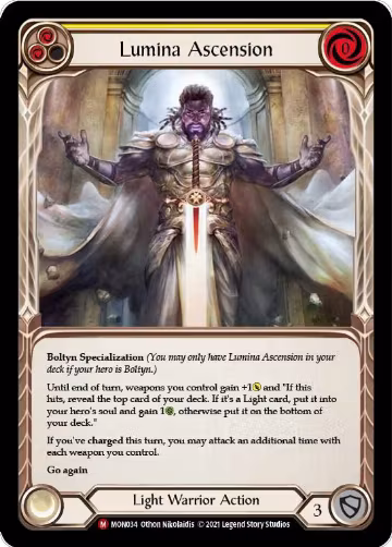 Lumina Ascension (MON034), Monarch — Flesh & Blood card price