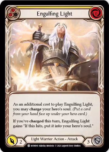 Engulfing Light (Yellow) (MON049), Monarch — Flesh & Blood card price