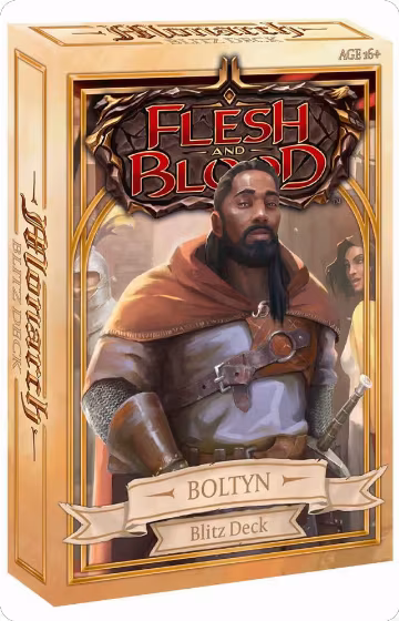 Monarch Blitz Deck - Boltyn, Blitz Deck: Monarch - Boltyn — Flesh & Blood sealed product price
